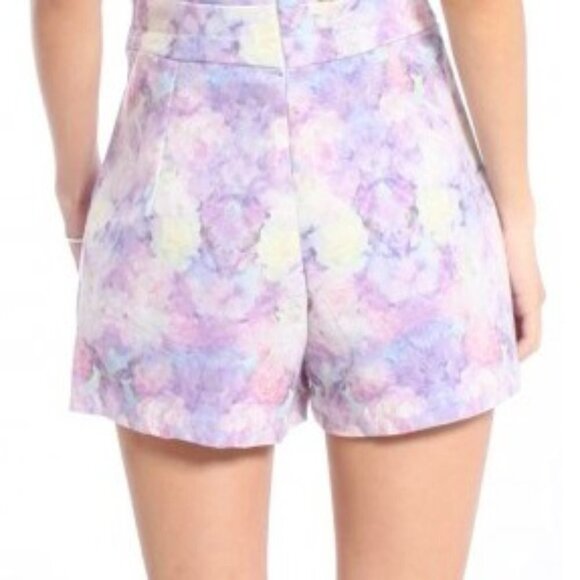 Purple ombre floral envelope skort  and crop top set Barbie Barbiecore b60 - Picture 9 of 12